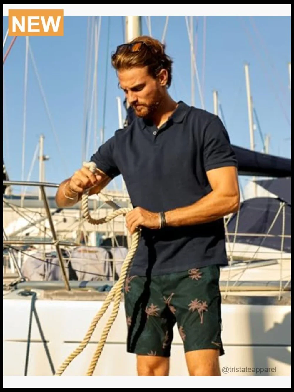 Mens Swim Trunks with Compression Liner 7 Inseam Quick Dry Board Shorts